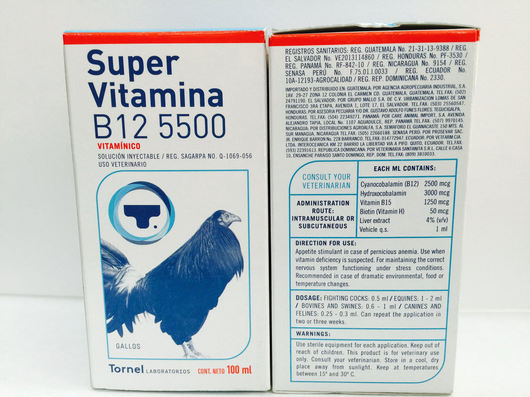 Super Vitamina B12 5500 One Stop GF Supplies Super Vitamina B12 5500 One Stop GF Supplies